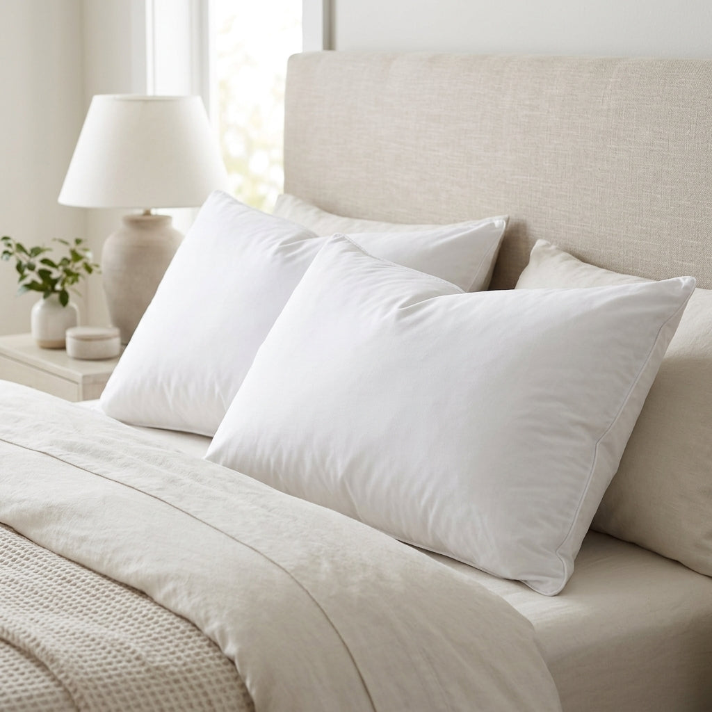 Soft Down-Alternative Pillow — real white-product reference photograph