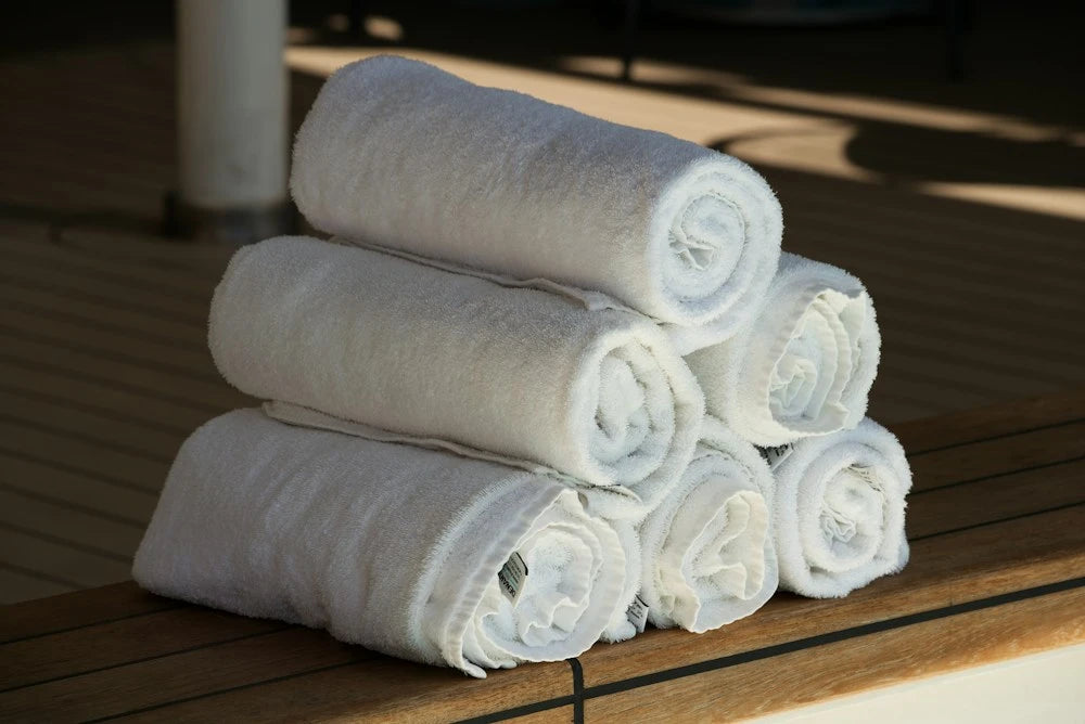 Luxury White Bath Sheet — real white-product reference photograph