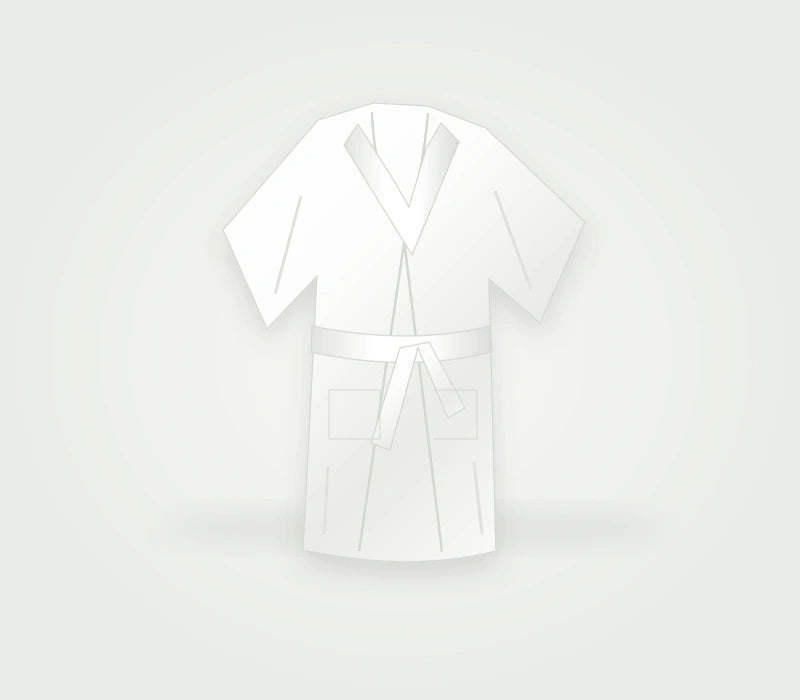 Lightweight Spa Robe — white-product visualization