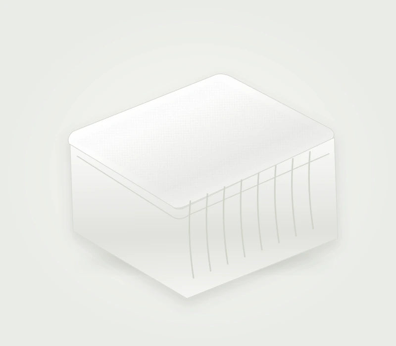 Tailored White Bed Skirt — white-product visualization
