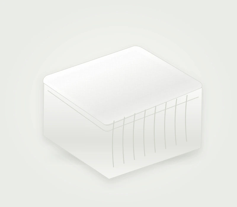 Cotton Blend Bed Skirt — white-product visualization