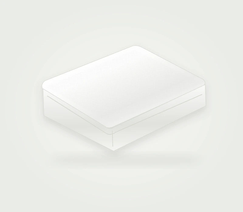 White Box Spring Encasement — white-product visualization