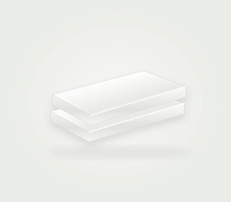 Plush White Fleece Blanket — white-product visualization