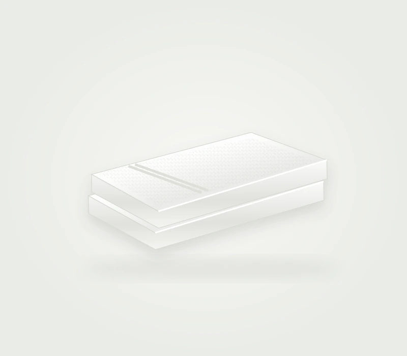 White Terry Utility Towel — white-product visualization