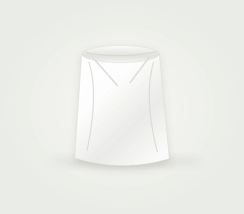 White Linen Laundry Bag — white-product visualization