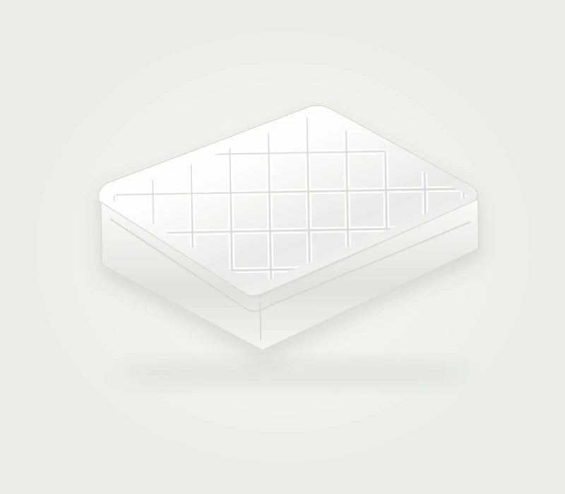 Deep-Pocket Mattress Pad — white-product visualization