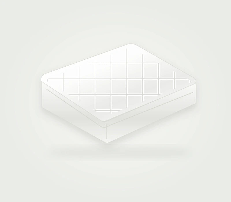 Waterproof Mattress Pad — white-product visualization