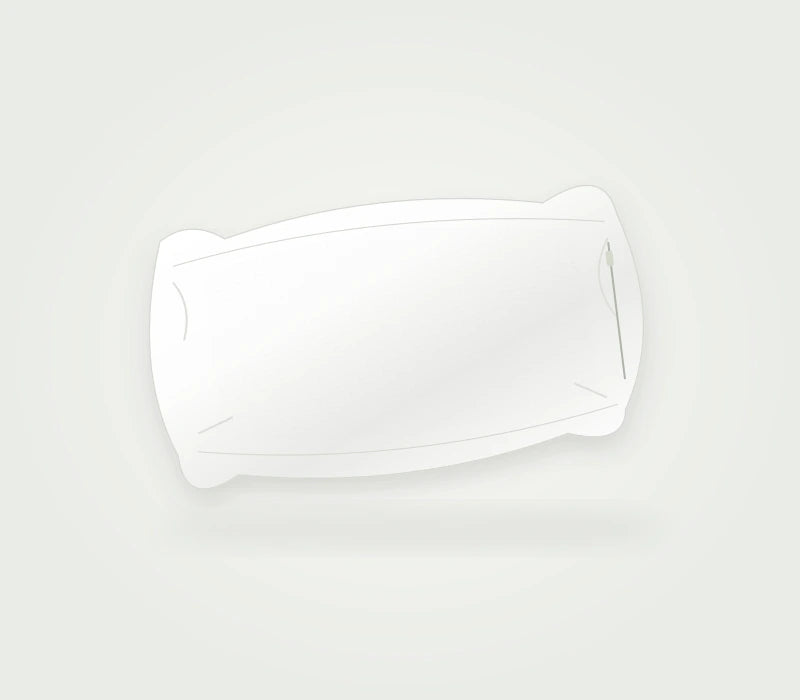 Waterproof Pillow Protector — white-product visualization
