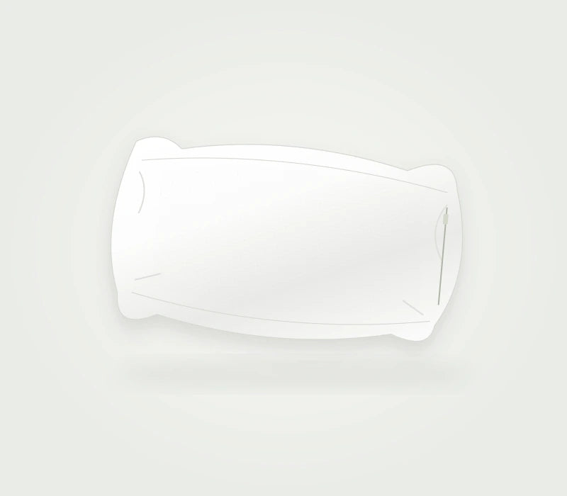Quilted Pillow Protector — white-product visualization