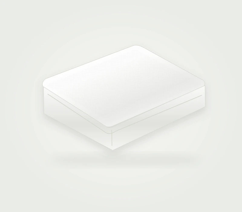 White Massage Table Cover — white-product visualization